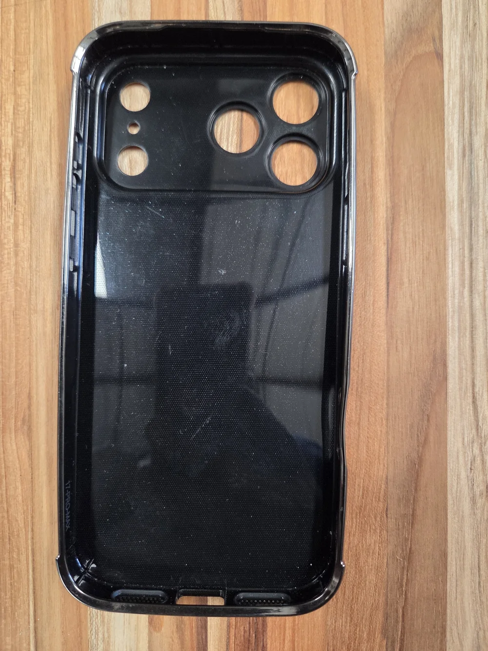 Black and Rose Gold 17 ProMax Protective Phone Case with Ring Holder